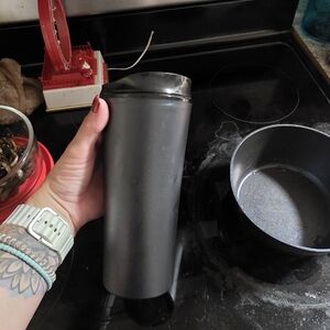 Sleek Black Travel Mug